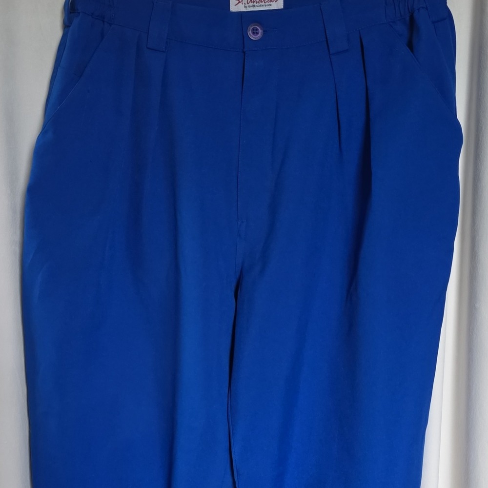 VINTAGE-St. Andrew's Knickerbocker Colbalt Blue Golf Pants Size 34